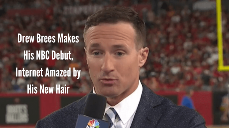 Drew Brees Makes His NBC Debut: Internet Amazed by His New Hair