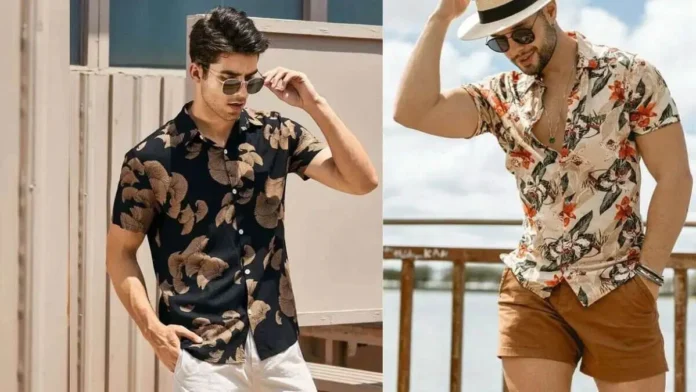 TheSpark Shop Flower Style Casual Men Shirt: Style Meets Comfort