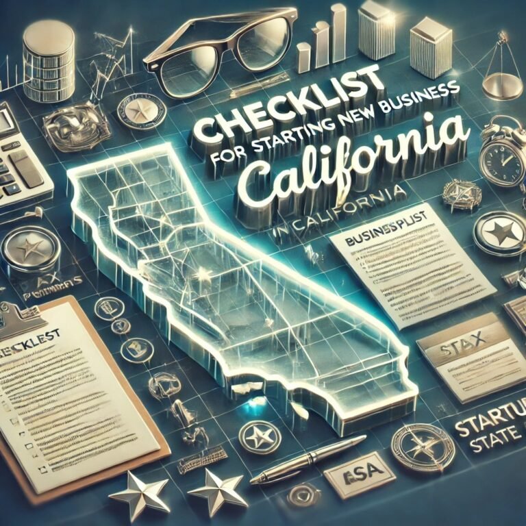 The Ultimate Checklist for Starting a New Business in California