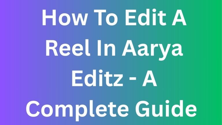 AaryaEditz.org – Smart Photo & Video Editing for Creators