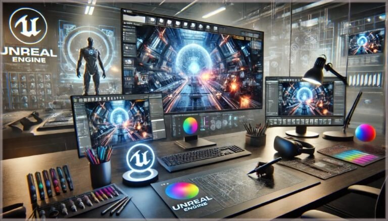 How Unreal Engine’s Tools Enhance 3D Modeling for Game Design