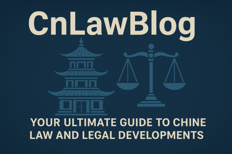 CNLawBlog: Trusted Guide to Chinese Law & Trade Insights
