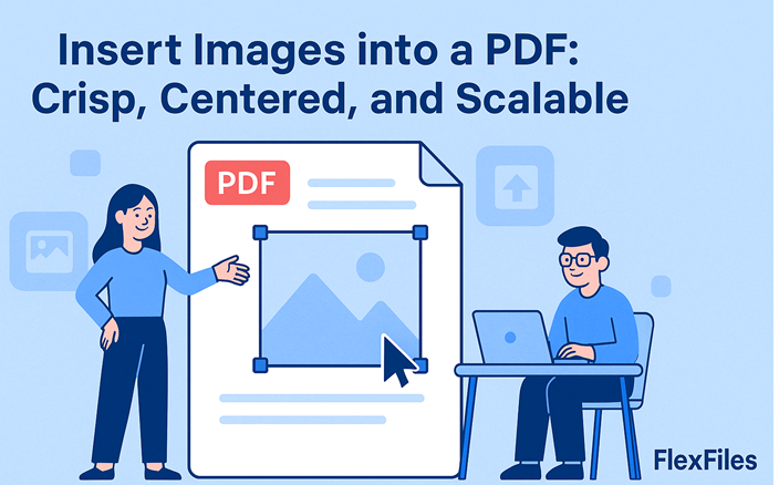 Insert Images into a PDF: Crisp, Centered, and Scalable