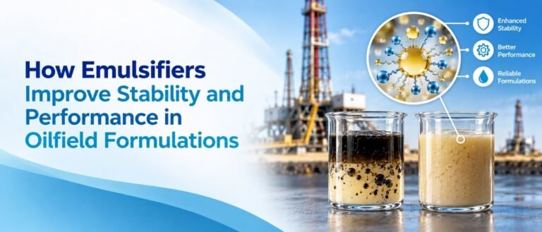 How Emulsifiers Improve Stability and  Performance in Oilfield Formulations 